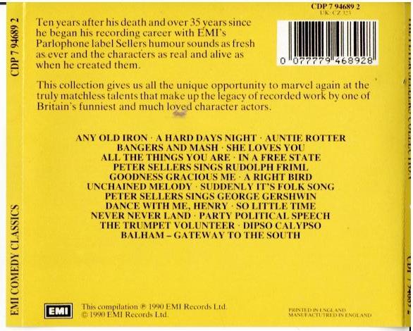 Peter Sellers – The Peter Sellers Collection (CD, Compilation, Stereo, Mono)