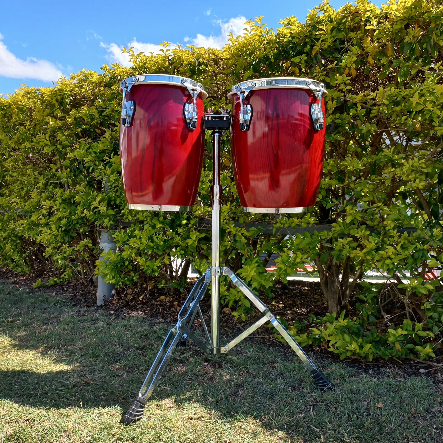 Mano Percussion Mini Conga Pair w/ Stand