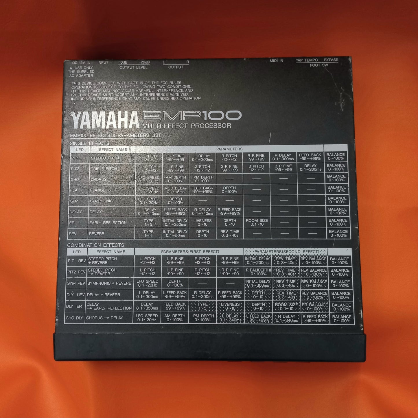 Yamaha EMP100 Multi Effects