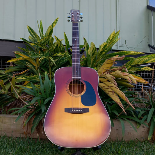 Vintage 1970's Terada FW-613S Dreadnought Acoustic