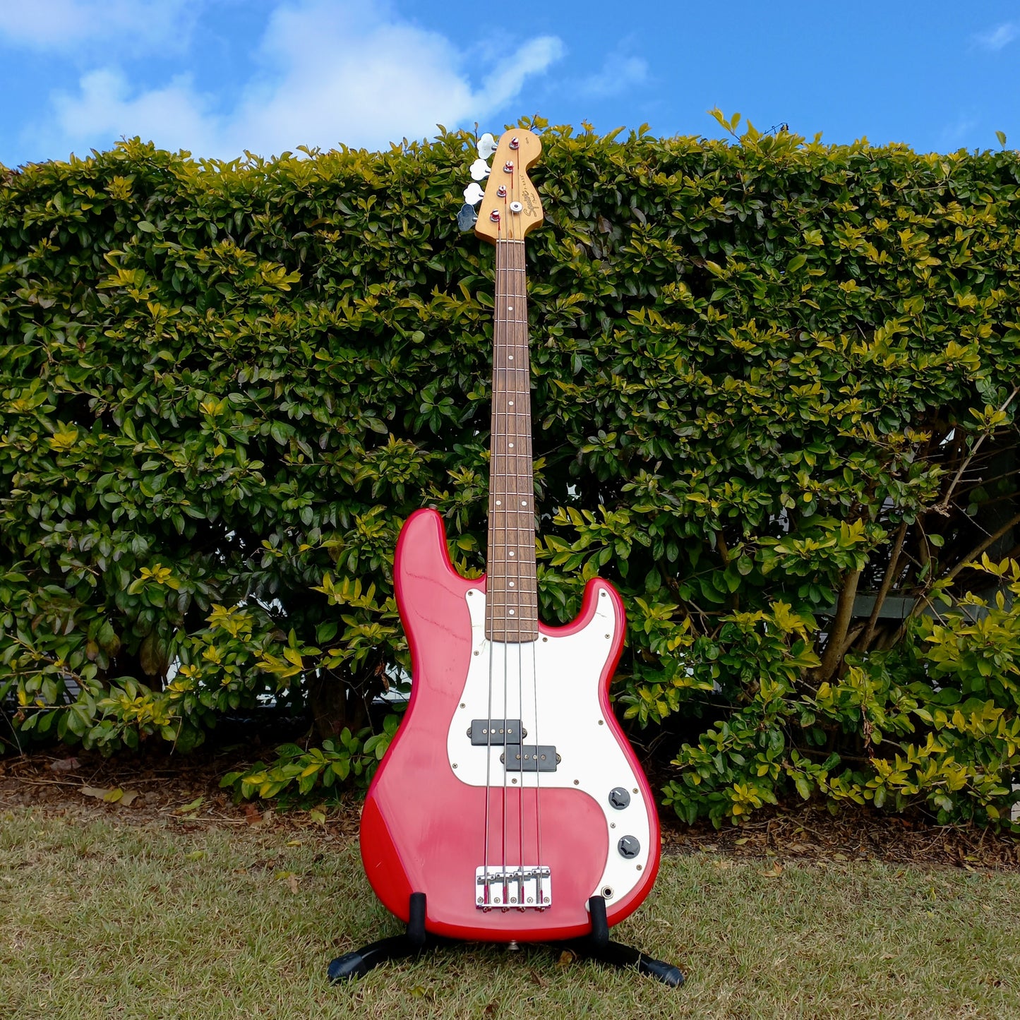 Squier Precision Bass - Red