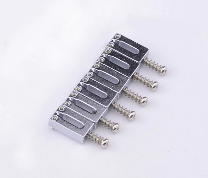 Gotoh GTS199-010 Solid Steel Saddle Set of 6 in Chrome