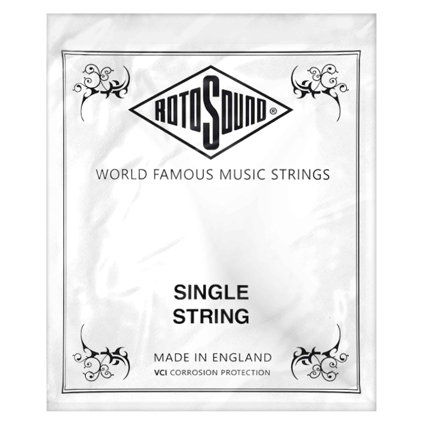 Rotosound Plain Steel Single String (Assorted Gauges)