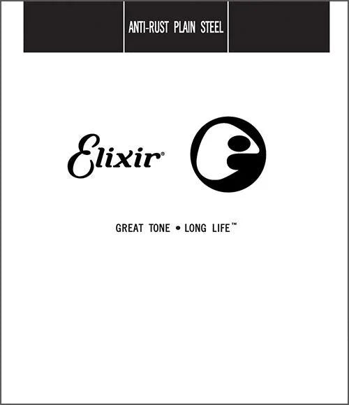 Elixir Anti-Rust Plain Steel Single String (Assorted Gauges)