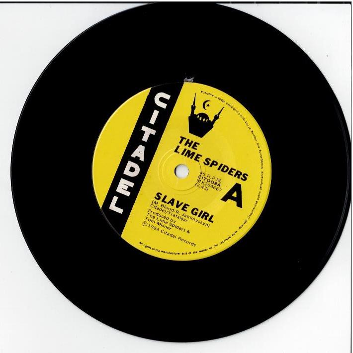 The Lime Spiders - Slave Girl (Vinyl, 7", 45 RPM, Single)
