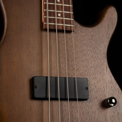 Cort Action Junior Short Scale Bass Guitar in OPW Walnut