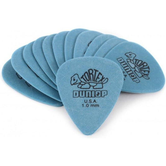 Dunlop Tortex Standard JP110 Blue 1.0 Player’s Guitar Picks (12 Pack)