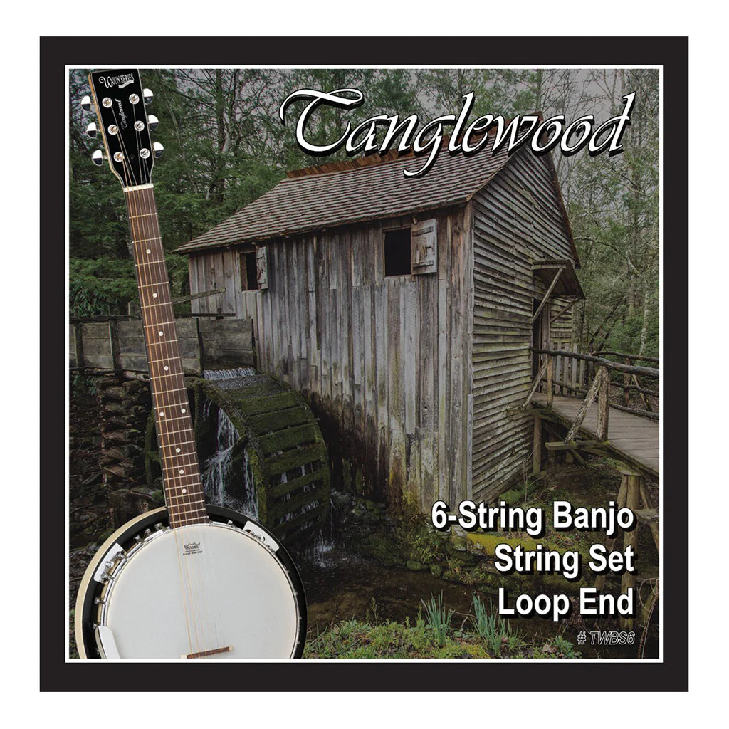 Tanglewood TWBS6 Banjo 6-String Set with Loop Ends