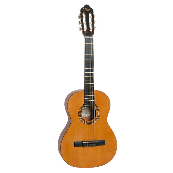 Valencia 200 Series VC203L Left-Handed 3/4-Sized Classical Nylon Guitar in Antique Natural