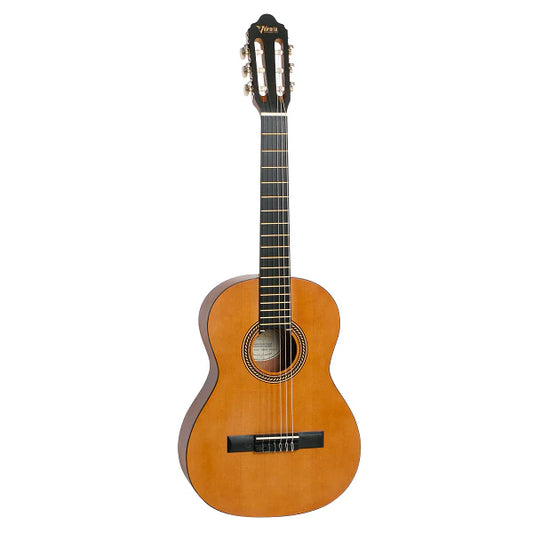 Valencia 200 Series VC203L Left-Handed 3/4-Sized Classical Nylon Guitar in Antique Natural