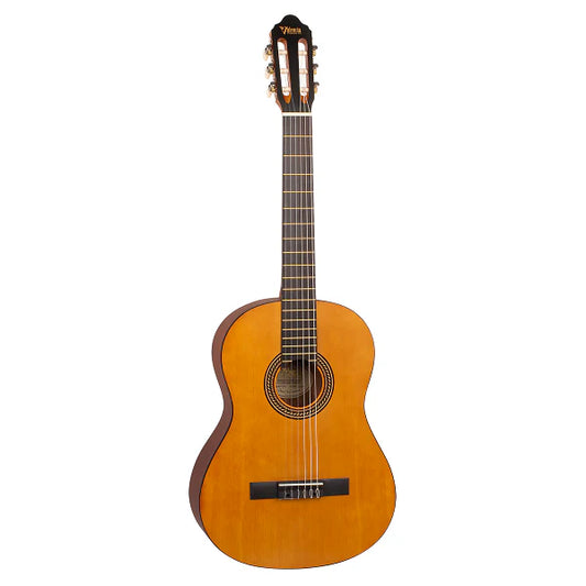 Valencia 200 Series VC204L Left-Handed 4/4-Sized Classical Nylon Guitar in Antique Natural