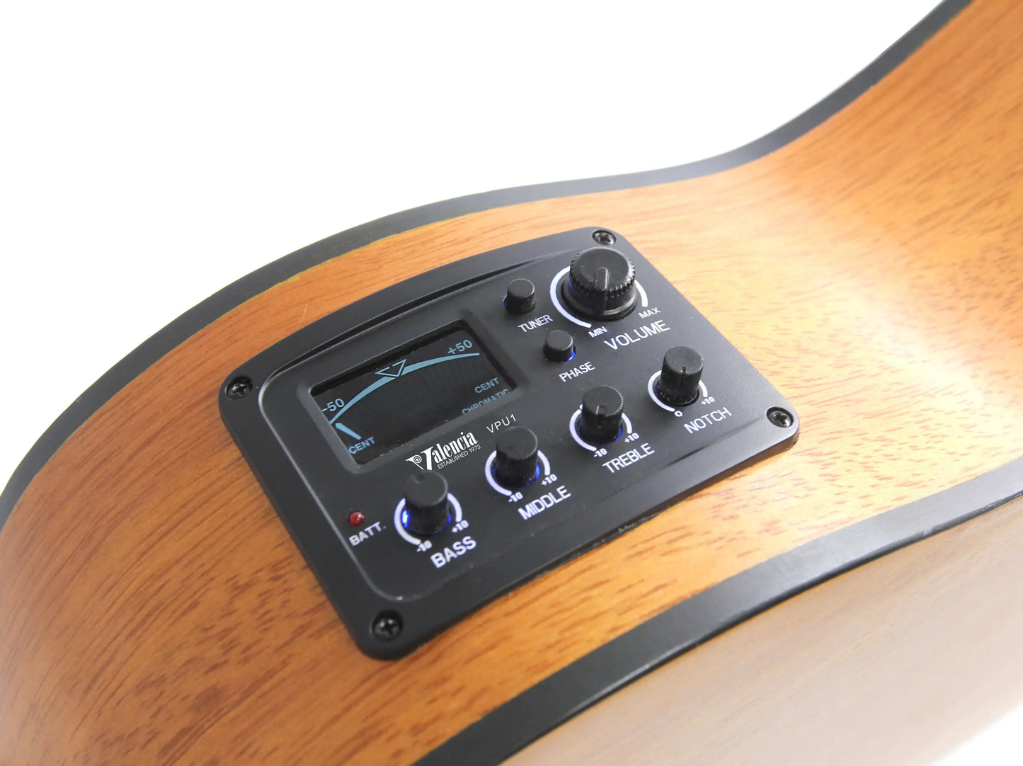 Valencia VC304CE 300 Series Right-Handed Classical Electric Guitar with Cutaway