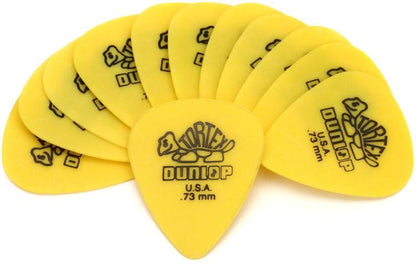 Dunlop Tortex Standard JP173 Yellow .73 Player’s Guitar Picks (12 Pack)