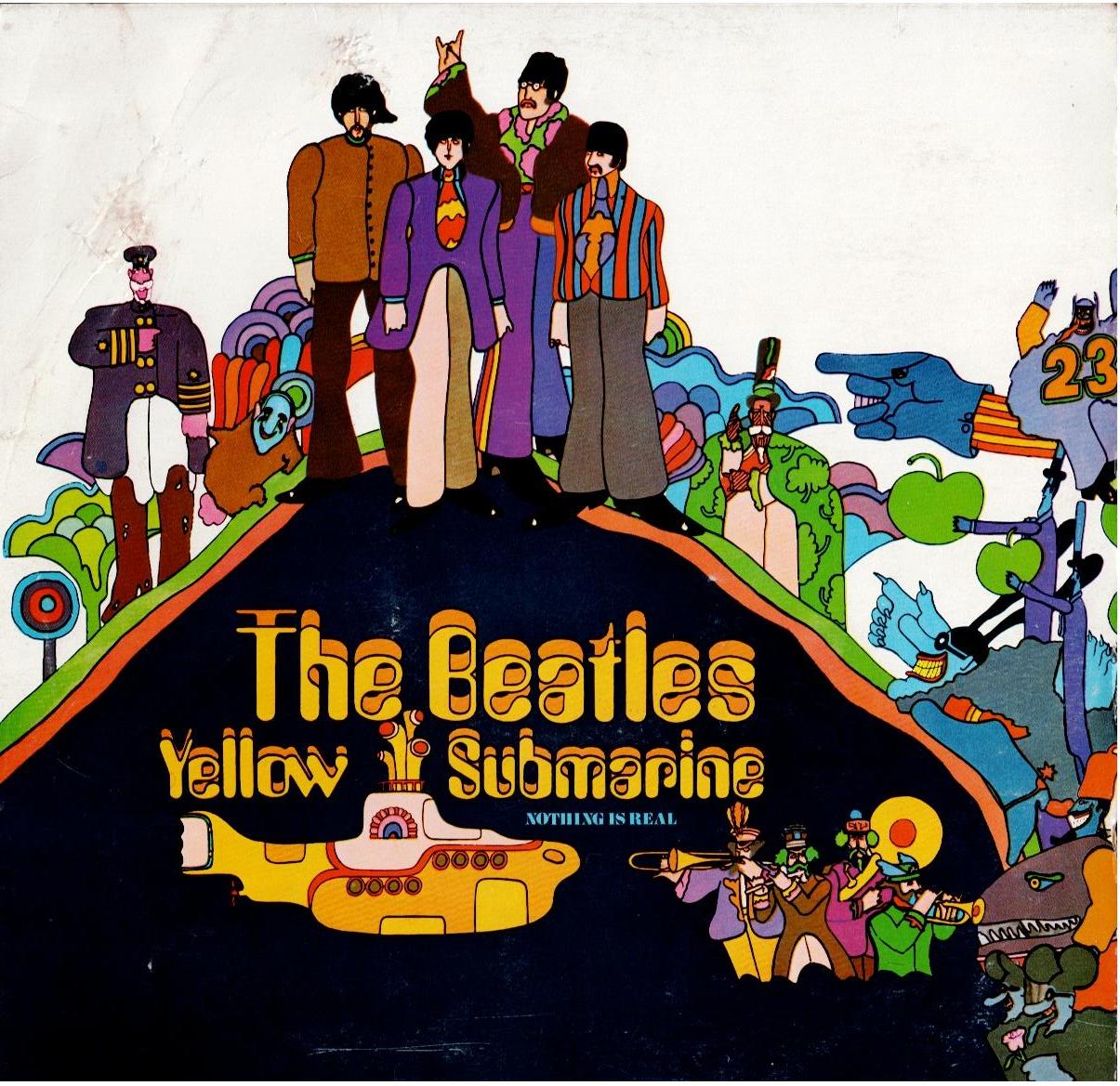 The Beatles - Yellow Submarine (Vinyl, LP, Album, Reissue, Stereo)