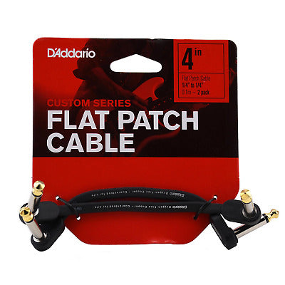 D'Addario Custom Series Patch Cables (2 Pack)(Assorted Sizes)