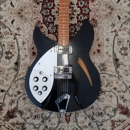 Rickenbacker 330/12L 12- String Left Handed Jetglo - Black - Second Hand