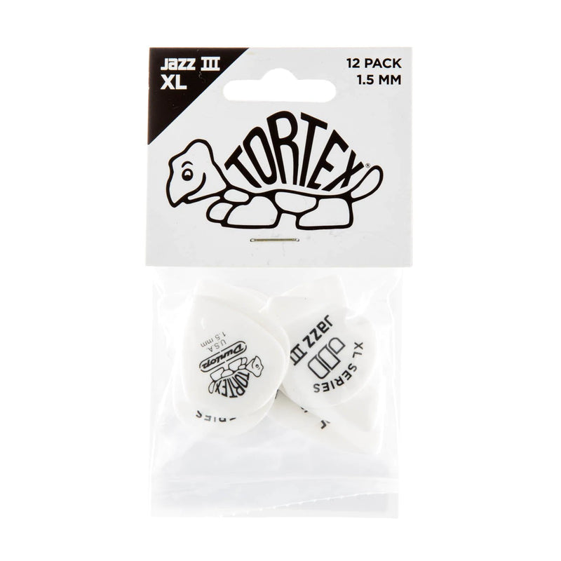 Dunlop Tortex Jazz III XL 1.5mm (12 Pack)