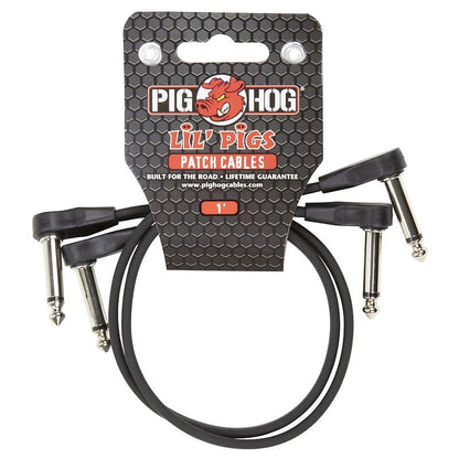 Pig Hog Lil' Pigs Low Profile Patch Cables (2 Pack) (Assorted Sizes)