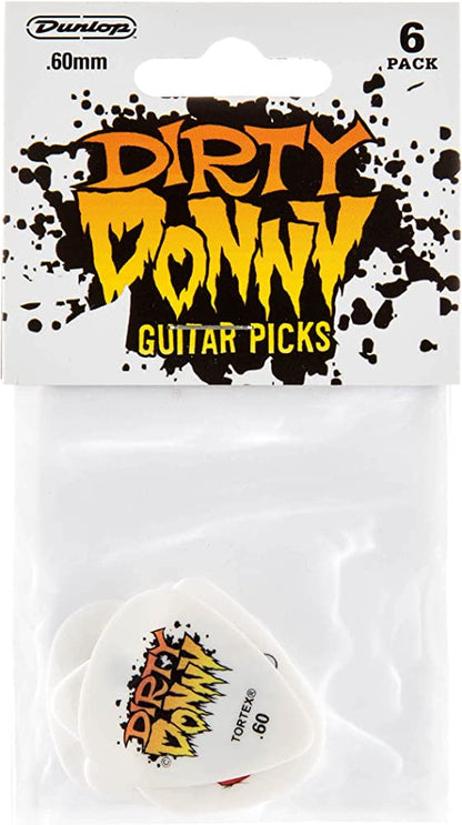 Dunlop Dirty Donny Guitar Picks 6 Pack (Assorted Sizes)