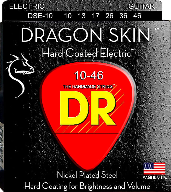 DR Dragon Skin Hard Coated Electric Strings (Assorted Gauges)