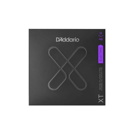 D'Addario XT Coated Electric Nickel Wound Strings XTE1149 Medium (11-49)