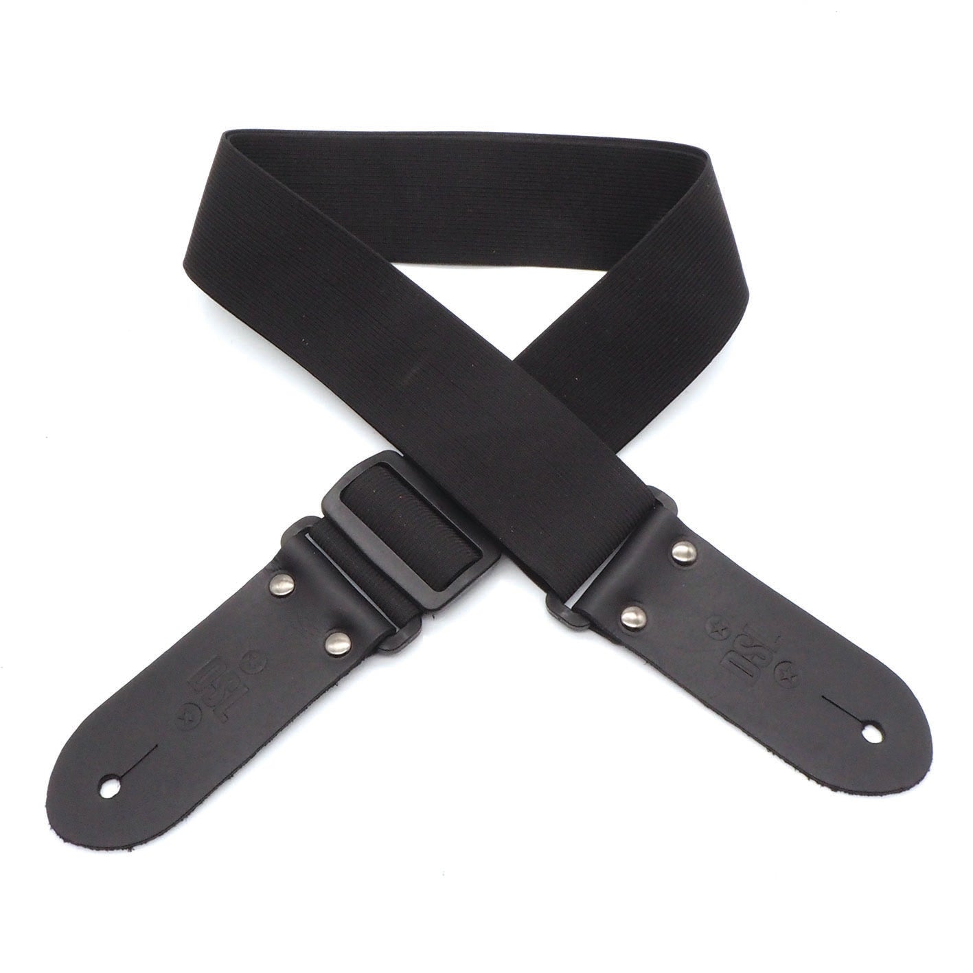 DSL ELS20 Black Elastic Guitar Strap