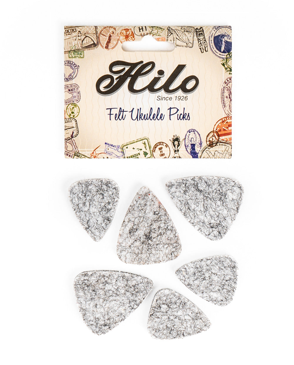 Hilo Felt Ukulele Picks (6 Pack)