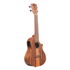 Kala KAL-KATKCCE Teak Tri-Top Tenor Acoustic/Electric Ukulele