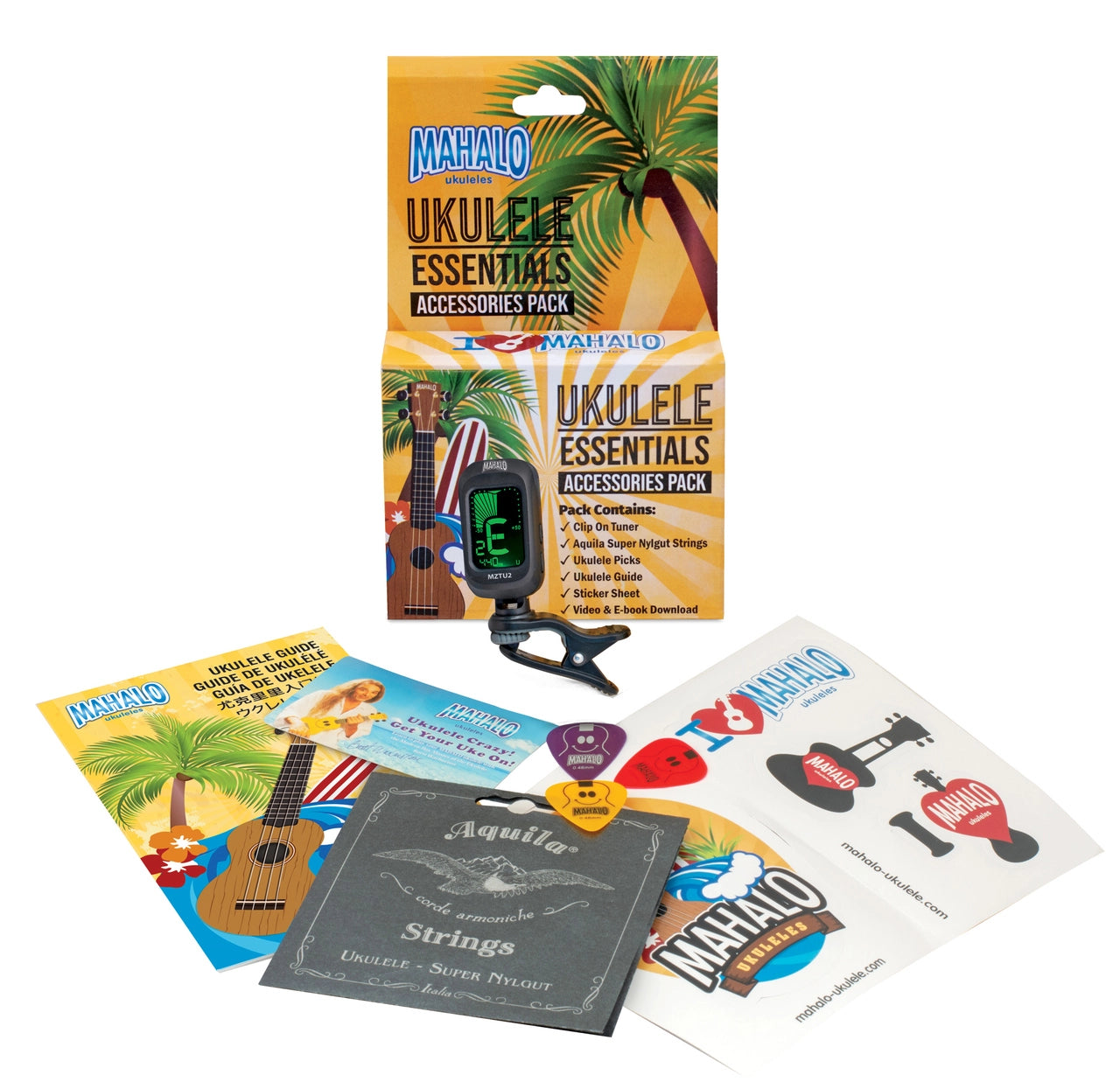 Mahalo Ukulele Essentials Accessories Pack