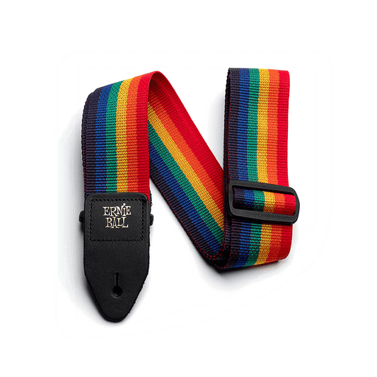 Ernie Ball P04044 Polypro Guitar Strap in Rainbow