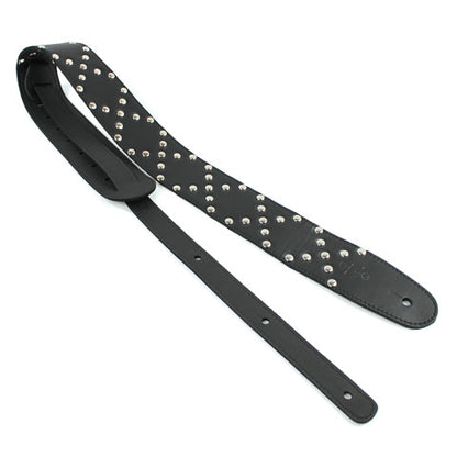 DSL SX25 Stud X Pattern Black Leather Strap