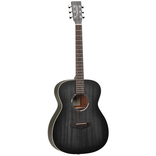 Tanglewood TWBBO Blackbird Orchestra Acoustic Guitar in Smokestack Black Satin