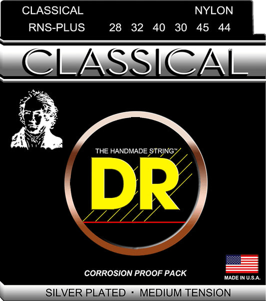 DR Nylon Classical Folk Guitar Strings Medium Tension 28-44