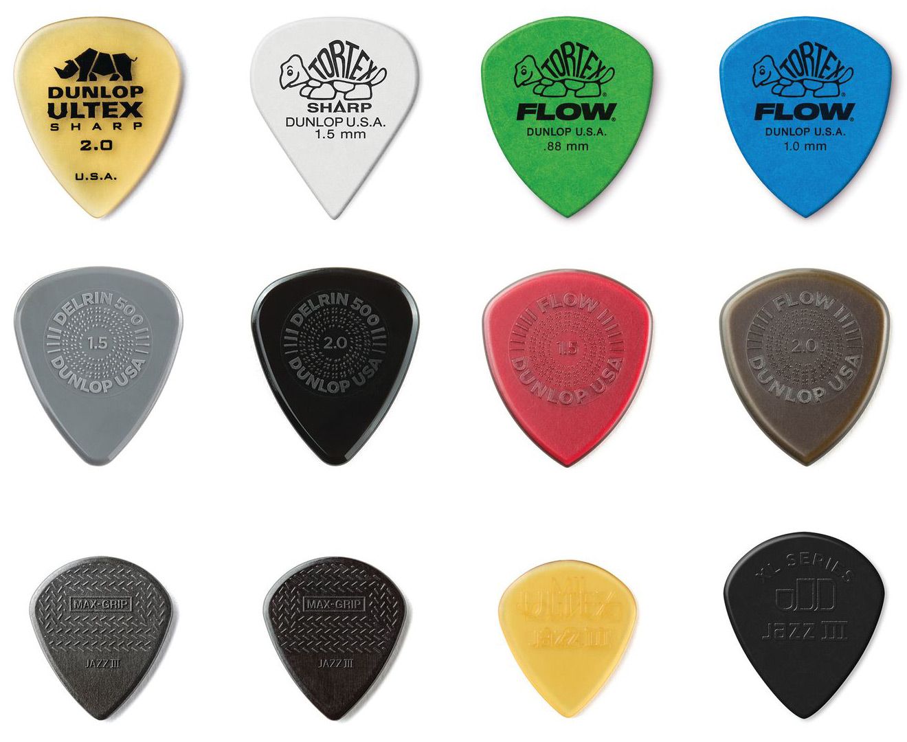 Dunlop Shred Pick Variety (12 Pack)