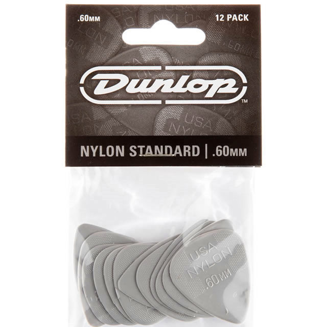 Dunlop Nylon Standard Picks (12 Pack) (Assorted Sizes)