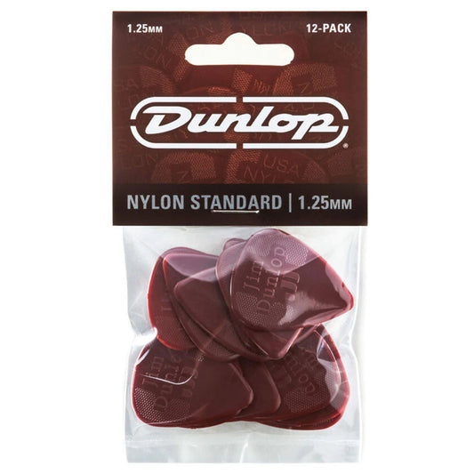 Dunlop JP2125 1.25mm Nylon Standard Picks (12 Pack)