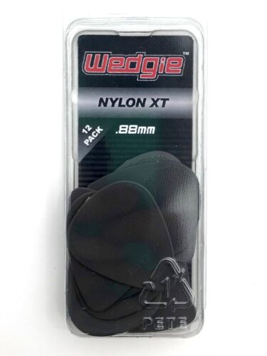 Wedgie Nylon XT Textured Picks 12 Pack (Assorted Sizes)