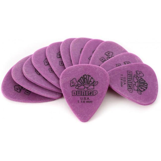 Dunlop Tortex Standard JP114 Purple 1.14 Player’s Guitar Picks (12 Pack)