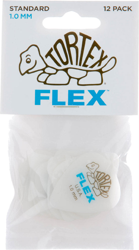 Dunlop Tortex Flex Standard Shape Picks 12 pack (Assorted Sizes)