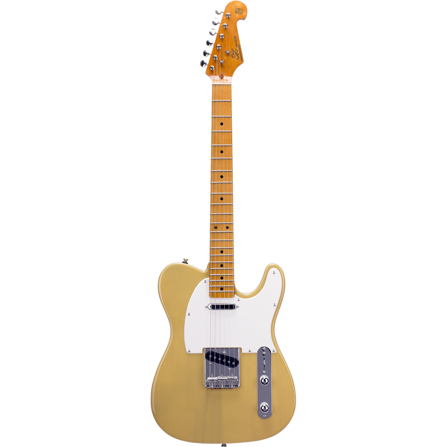 SX Vintage Series VET50 Tele Style Electric Guitar in Butterscotch Blonde