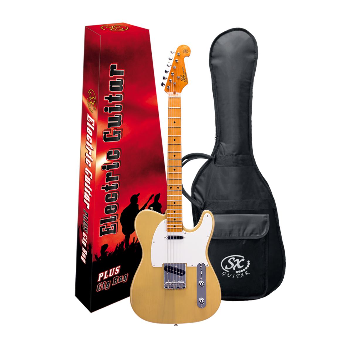 SX Vintage Series VET50BSB Telecaster-Style Electric Guitar in Butterscotch Blonde
