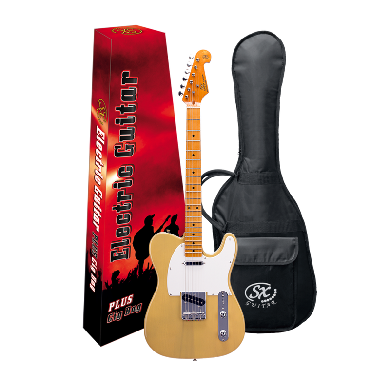 SX Vintage Series VET50BSB Telecaster-Style Electric Guitar in Butterscotch Blonde