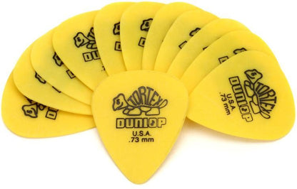 Dunlop Tortex Picks 12 Pack (Assorted Colours/Sizes)